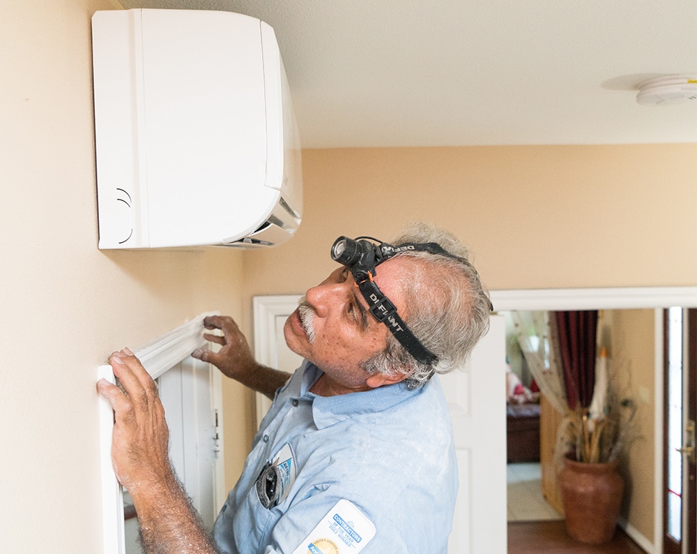 Ductless Mini Split Installation by Air-Tro in Pasadena, CA, Los Angeles, the San Gabriel Valley, and surrounding area.