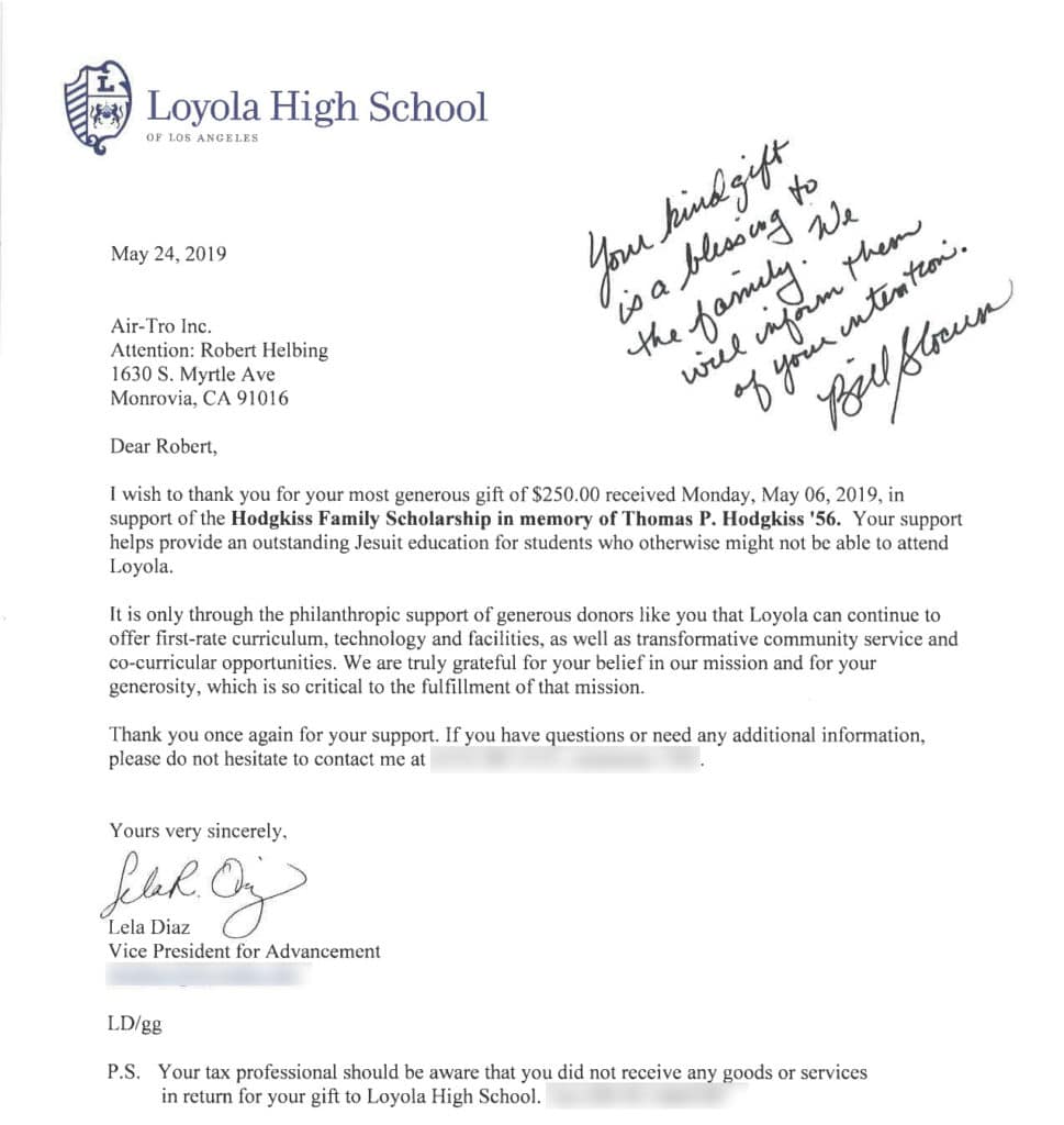 Loyola high school