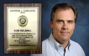 Bob Helbing Monrovia Rotary award