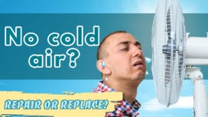 No cold air from air conditioner