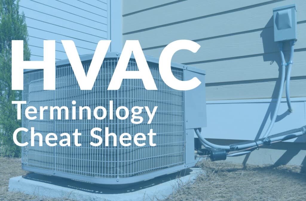 HVAC Terminology Air Conditioning, heating