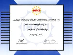 IHACI Certificate