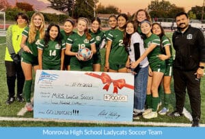 Monrovia High School Ladycats Soccer Team