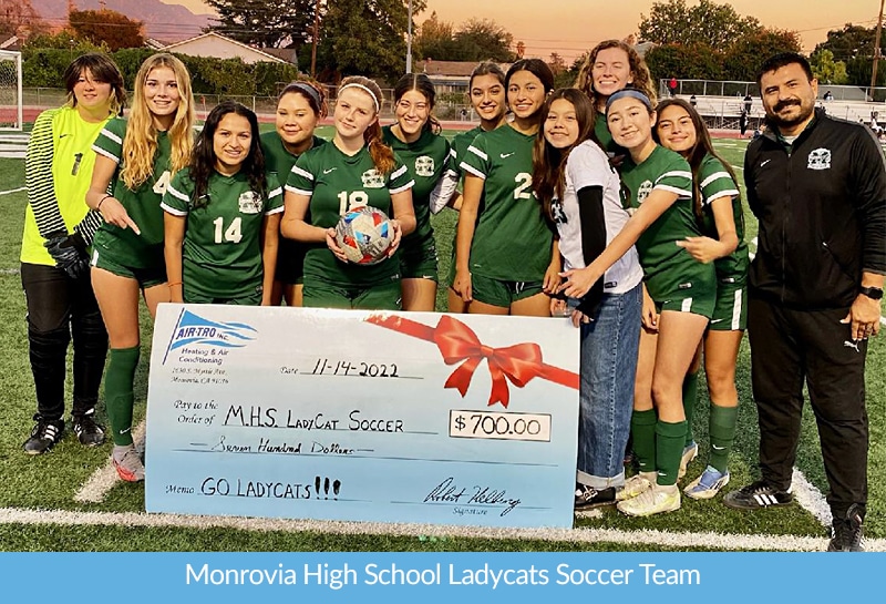 Monrovia High School Ladycat Soccer Team