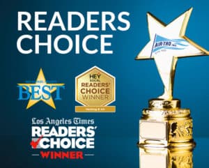 Air-Tro Readers choice awards for heating and air conditioning home service