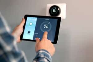 Smart thermostat, HVAC, energy savings 