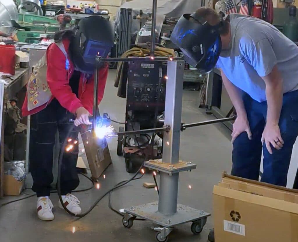 girl scouts welding