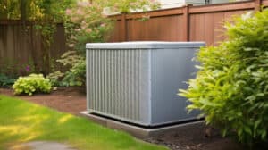 Aging HVAC system in Pasadena showing rust and wear, indicating upgrade signs