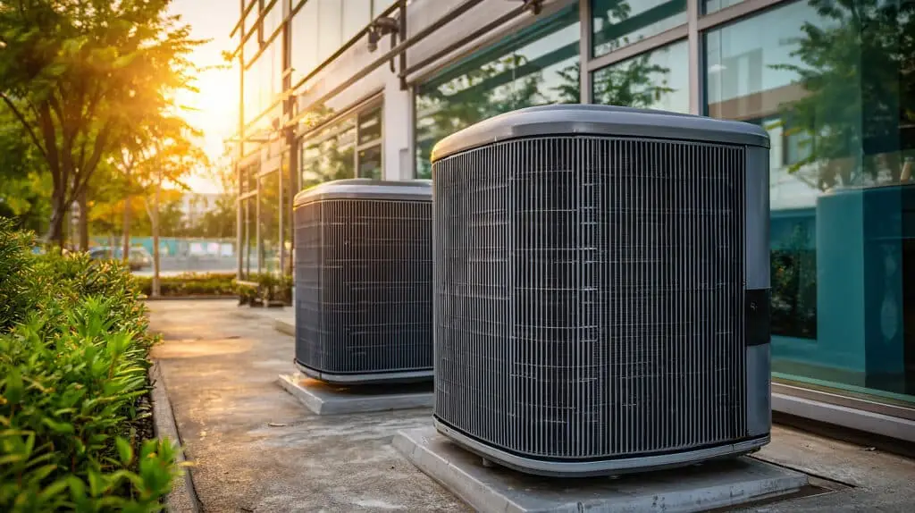 Certified HVAC technician diagnosing blower motor issues during a service call