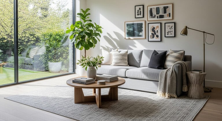 Pasadena home interior with modern HVAC UV light system installed for superior indoor air quality
